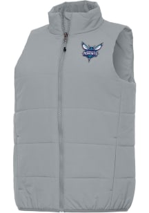 Antigua Charlotte Hornets Womens Grey Experience Vest