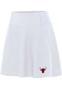 Antigua Chicago Bulls Womens White Alternate Chip Skort Skirt
