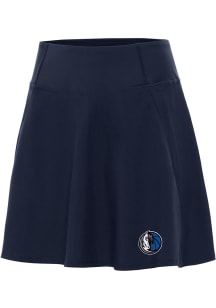 Antigua Dallas Mavericks Womens Navy Blue Alternate Chip Skort Skirt