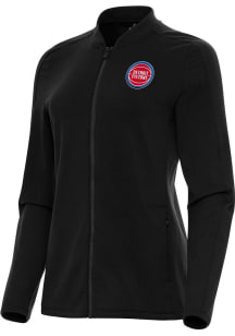 Antigua Detroit Pistons Womens Black Continual Light Weight Jacket
