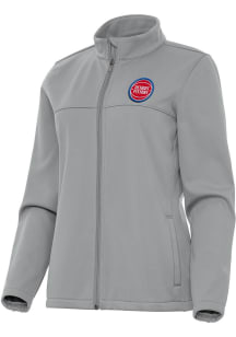 Antigua Detroit Pistons Womens Grey Links Light Weight Jacket