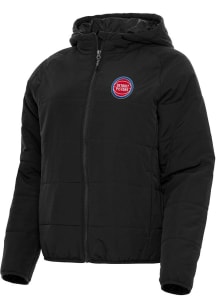 Antigua Detroit Pistons Womens Black Universe Filled Jacket