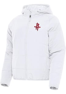 Antigua Houston Rockets Womens White Universe Filled Jacket