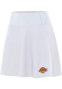 Antigua Los Angeles Lakers Womens White Chip Skort Skirt