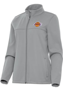 Antigua Los Angeles Lakers Womens Grey Links Light Weight Jacket