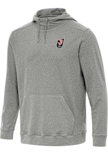 Antigua Angel City FC Mens Black Cloud Long Sleeve Hoodie