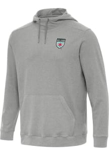 Antigua Chicago Red Stars Mens Grey Cloud Long Sleeve Hoodie