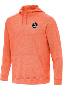Antigua Houston Dash Mens Orange Cloud Long Sleeve Hoodie