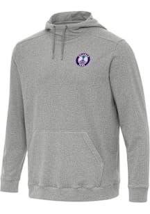 Antigua Orlando Pride Mens Grey Cloud Long Sleeve Hoodie