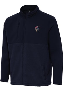 Antigua North Carolina Courage Mens Navy Blue Daily Fused Medium Weight Jacket