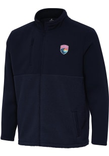 Antigua San Diego Wave FC Mens Navy Blue Daily Fused Medium Weight Jacket
