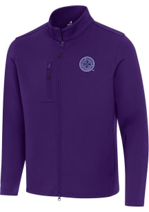 Antigua Racing Louisville Mens Purple Objection Light Weight Jacket