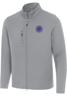 Antigua Racing Louisville Mens Grey Objection Light Weight Jacket