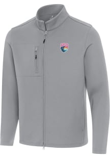 Antigua San Diego Wave FC Mens Grey Objection Light Weight Jacket
