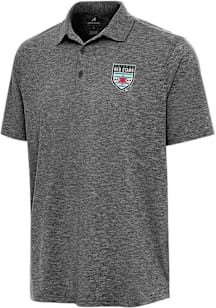 Antigua Chicago Stars FC Mens Black Par 3 Short Sleeve Polo