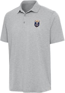 Antigua Seattle Reign FC Mens Grey Par 3 Short Sleeve Polo