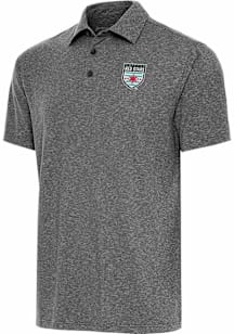 Antigua Chicago Stars FC Black Par 3 Big and Tall Polo