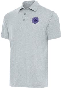 Antigua Racing Louisville Grey Par 3 Big and Tall Polo