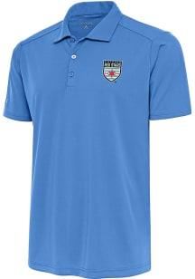 Antigua Chicago Red Stars Mens Blue Tribute Short Sleeve Polo