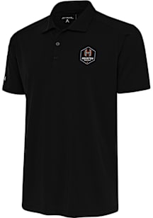 Antigua Houston Dash Mens Black Tribute Short Sleeve Polo