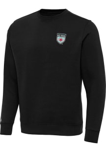 Antigua Chicago Red Stars Mens Black Victory Long Sleeve Crew Sweatshirt