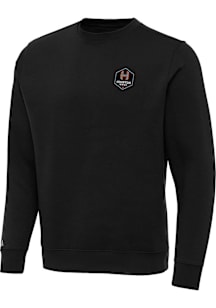Antigua Houston Dash Mens Black Victory Long Sleeve Crew Sweatshirt