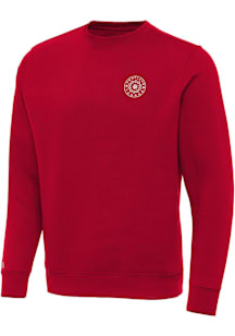 Antigua Portland Thorns FC Mens Red Victory Long Sleeve Crew Sweatshirt