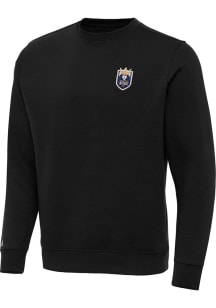 Antigua Seattle Reign FC Mens Black Victory Long Sleeve Crew Sweatshirt