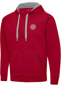 Antigua Portland Thorns FC Mens Red Victory Long Sleeve Full Zip Jacket