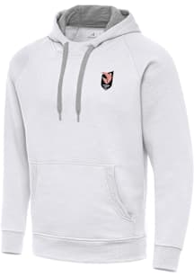 Antigua Angel City FC Mens White Victory Long Sleeve Hoodie