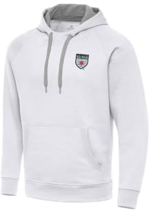 Antigua Chicago Red Stars Mens White Victory Long Sleeve Hoodie