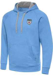 Antigua Chicago Red Stars Mens Blue Victory Long Sleeve Hoodie