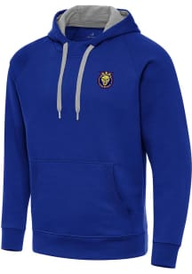 Antigua Utah Royals FC Mens Blue Victory Long Sleeve Hoodie