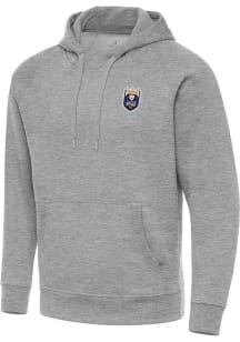 Antigua Seattle Reign FC Mens Grey Victory Big and Tall Hooded Sweatshirt