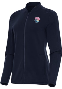 Antigua San Diego Wave FC Womens Navy Blue Continual Light Weight Jacket