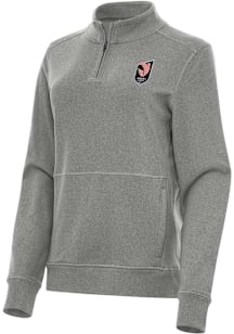 Antigua Angel City FC Womens Black Crush Qtr Zip