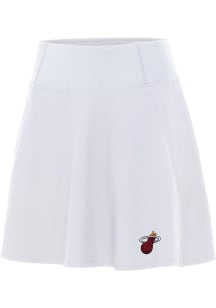 Antigua Miami Heat Womens White Alternate Chip Skort Skirt