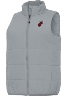 Antigua Miami Heat Womens Grey Alternate Experience Vest