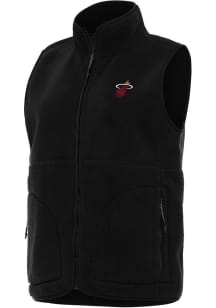 Antigua Miami Heat Womens Black Alternate Nostalgic Vest