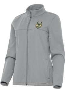 Antigua Milwaukee Bucks Womens Grey Links Light Weight Jacket