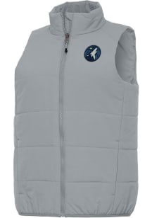 Antigua Minnesota Timberwolves Womens Grey Experience Vest