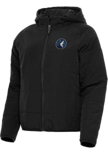 Antigua Minnesota Timberwolves Womens Black Universe Filled Jacket
