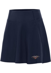 Antigua New Orleans Pelicans Womens Navy Blue Chip Skort Skirt