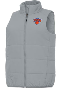 Antigua New York Knicks Womens Grey Experience Vest
