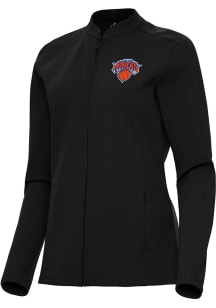 Antigua New York Knicks Womens Black Regard Light Weight Jacket