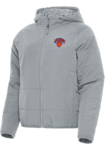 Antigua New York Knicks Womens Grey Universe Filled Jacket