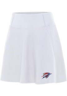 Antigua Oklahoma City Thunder Womens White Alternate Chip Skort Skirt