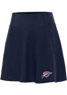 Antigua Oklahoma City Thunder Womens Navy Blue Alternate Chip Skort Skirt