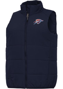 Antigua Oklahoma City Thunder Womens Navy Blue Alternate Experience Vest