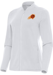 Antigua Phoenix Suns Womens White Continual Light Weight Jacket